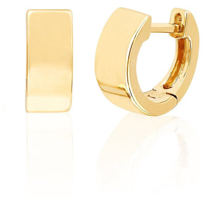 EF Collection Gold Jumbo Huggie Earring (SINGLE)
