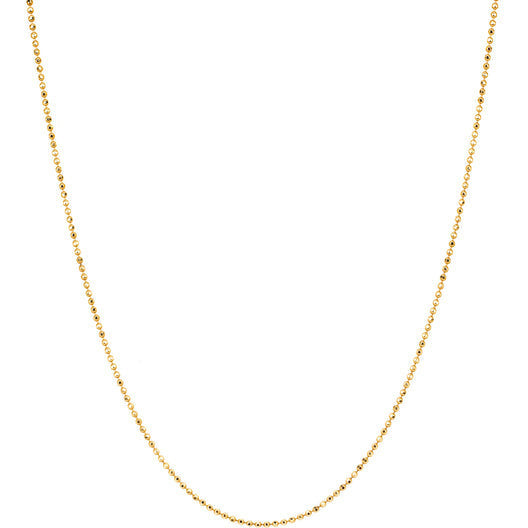 EF Collection Gold Faceted Chain (20-22")