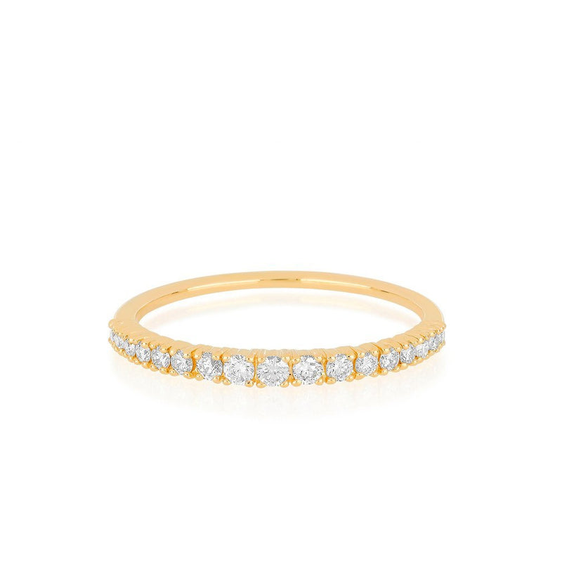 EF Collection Full Cut Diamond Arc Stack Ring