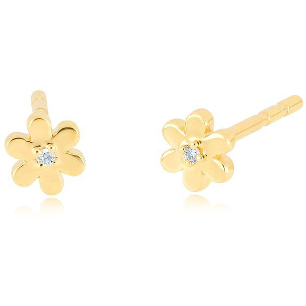 EF Collection Baby Daisy Stud Earring