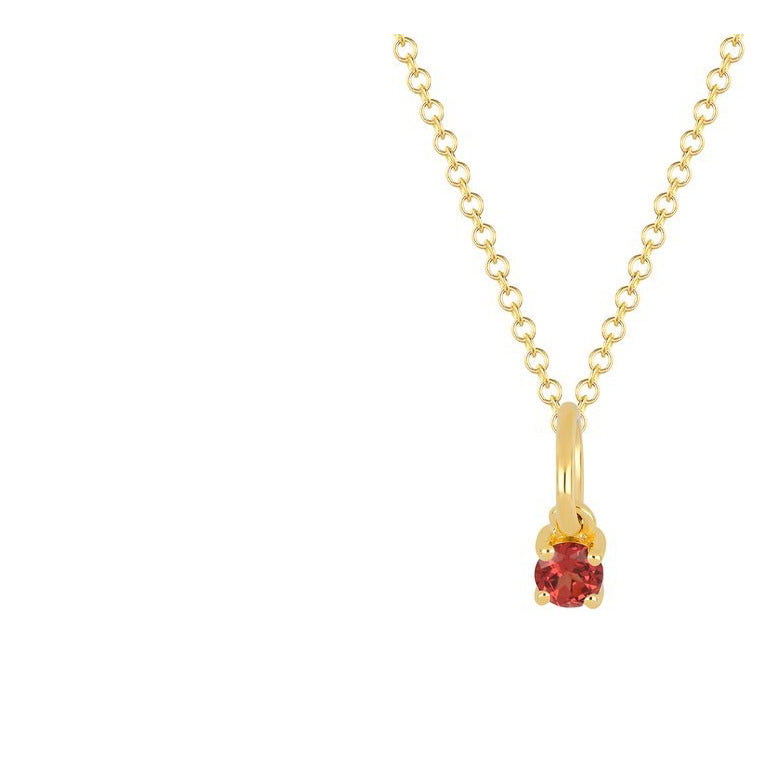 EF Collection Garnet Birthstone Necklace