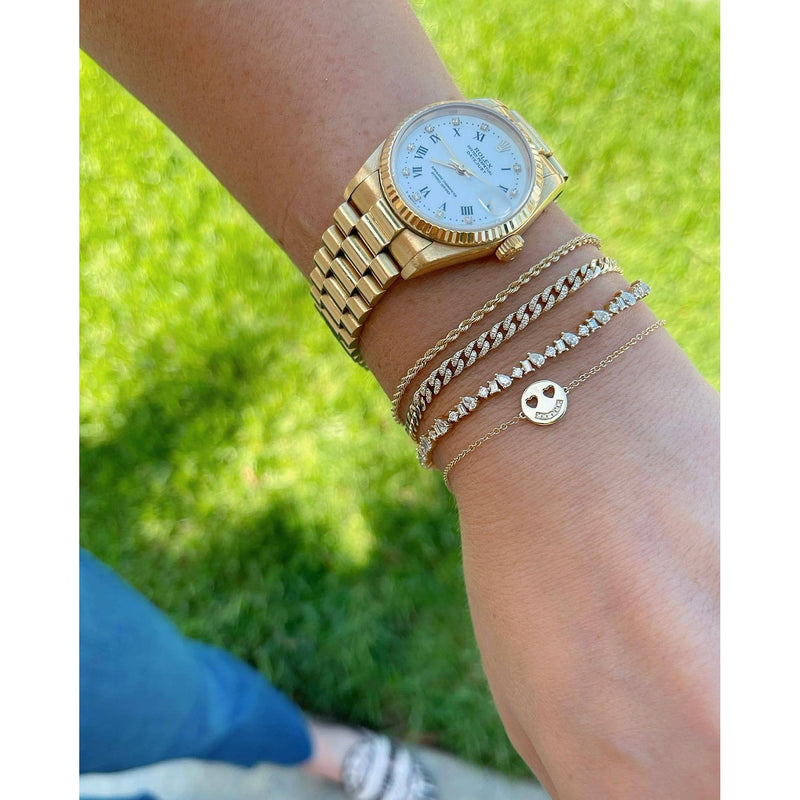 EF Collection Gold Twist Bracelet