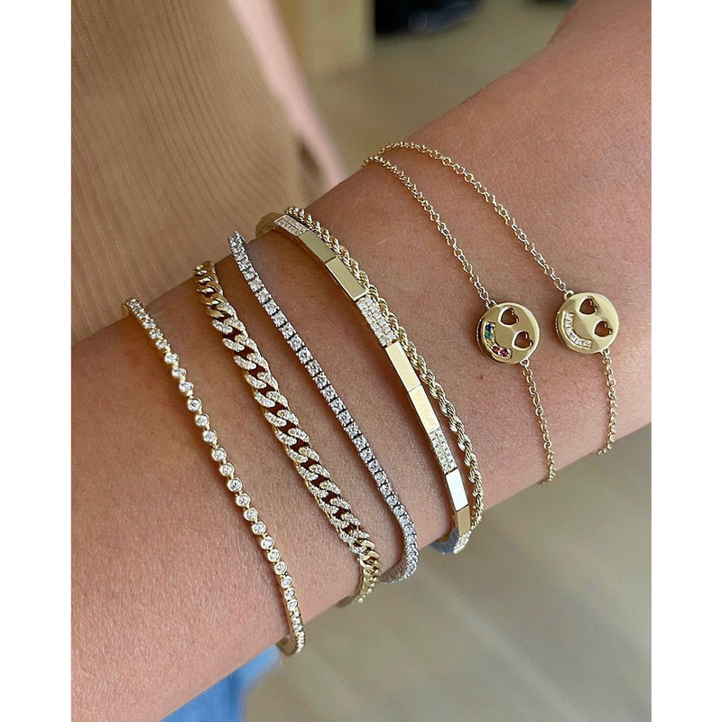 EF Collection Gold Twist Bracelet