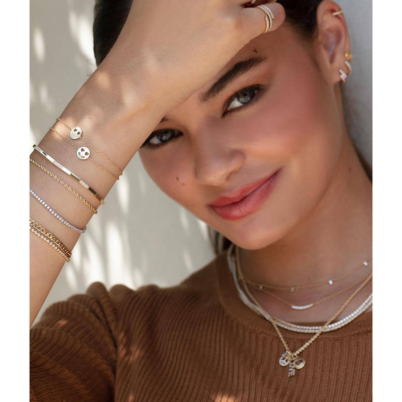 EF Collection Gold Twist Bracelet