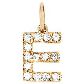 Personalize It EF Collection Diamond Birthstone Initial Charm Necklace