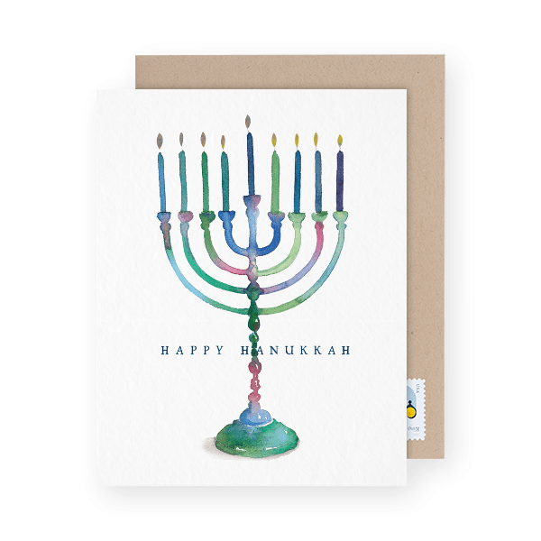 E Frances Paper Colorful Menorah
