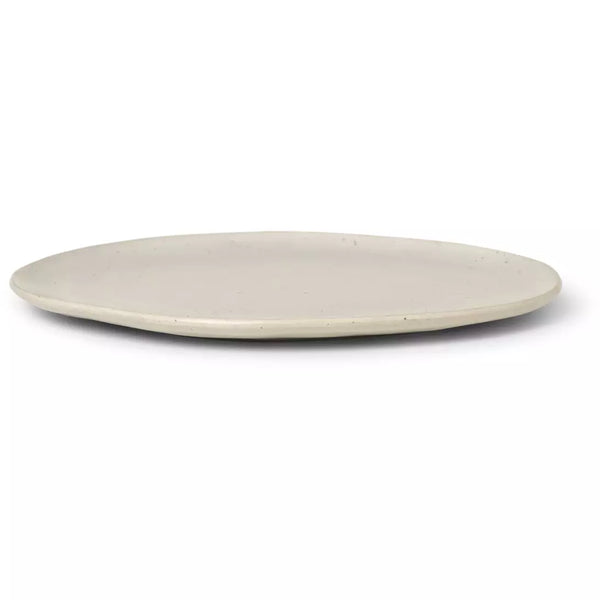 Ferm Flow Plate - Large - Off-white Speckle