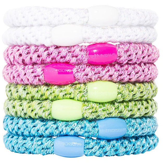 Finest Accessories Grab & Go Ponytail Holders - Set of Eight
