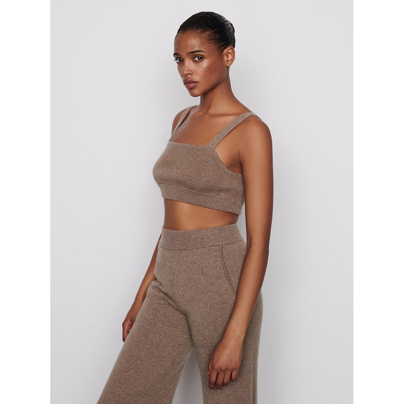 Frame Cashmere Cropped Tank Spelt