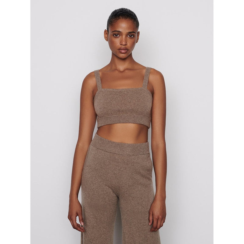 Frame Cashmere Cropped Tank Spelt