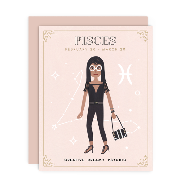 Girl with Knife Pisces Zodiac Babe