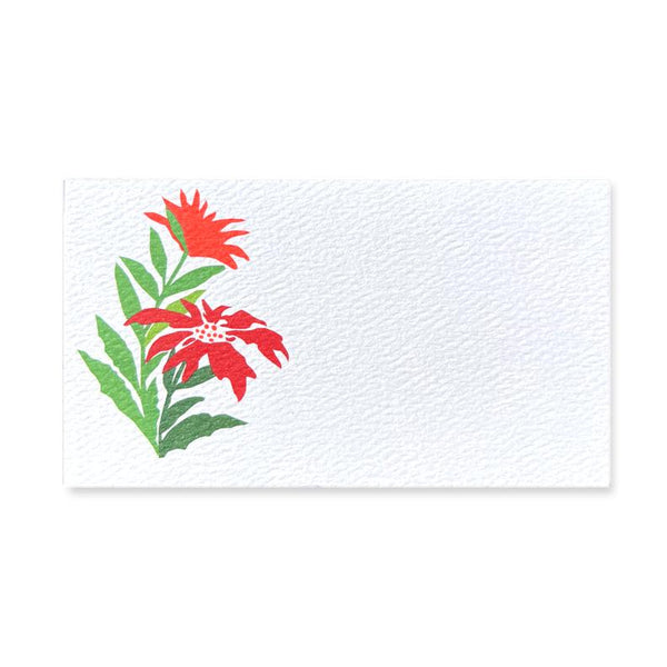 Hartland Brooklyn Mini Cards + Gift Tags Poinsettia