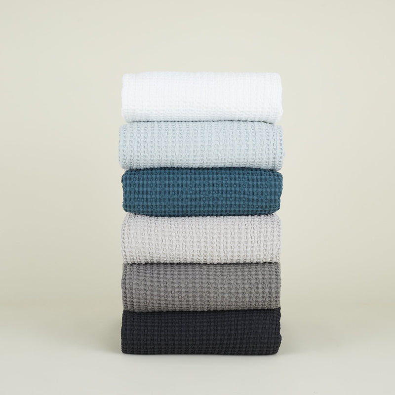 Hawkins New York Simple Waffle Shower Curtains