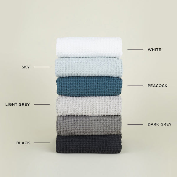 Hawkins New York Simple Waffle Shower Curtains