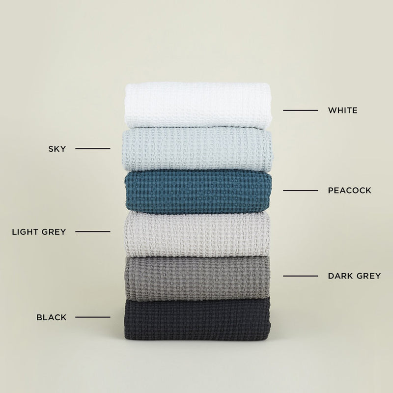 Hawkins New York Simple Waffle Shower Curtains