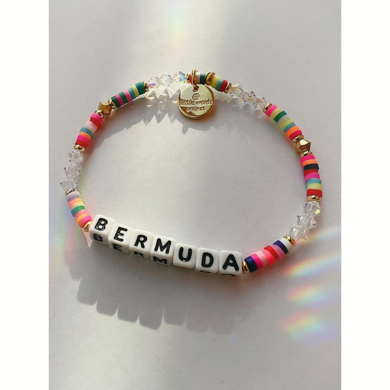 Little Words Project Custom Crystal- Rainbow- Be Free Bermuda