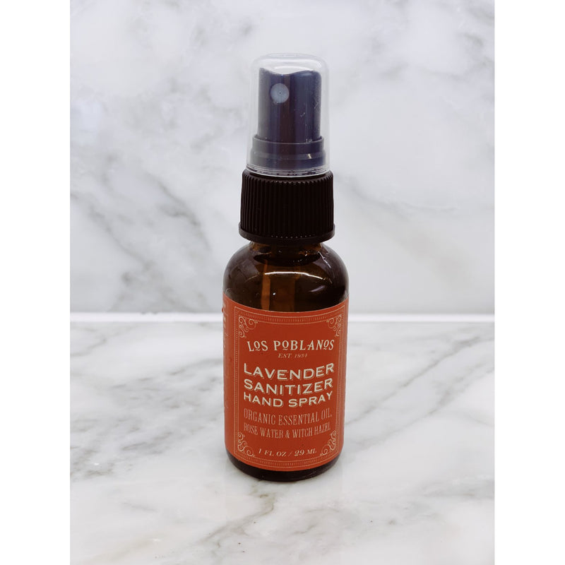 Los Poblanos Hand Sanitizer Spray Amber Bottle
