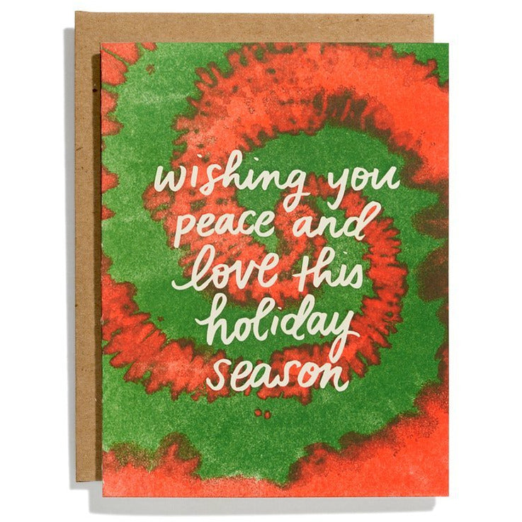 Iron Curtain Press Peace and Love Tie Dye