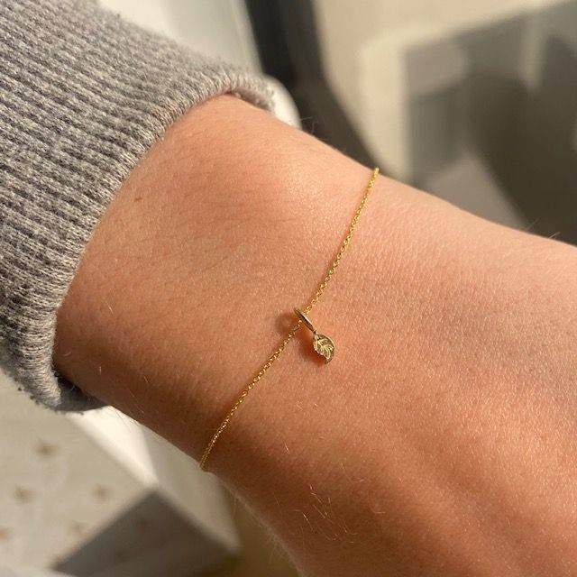 Jennie Kwon Designs Petite Leaf Bracelet