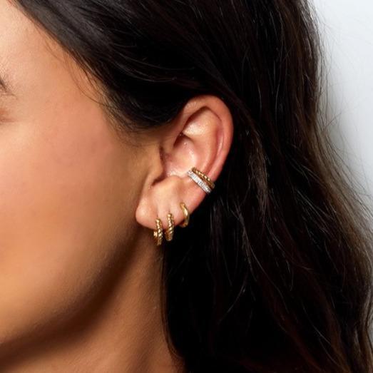 Adina Reyter Lasso Huggie Hoops