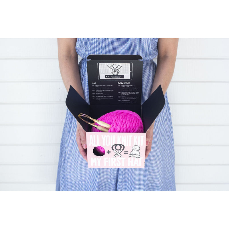 Loopy Mango All You Knit Kit Hat