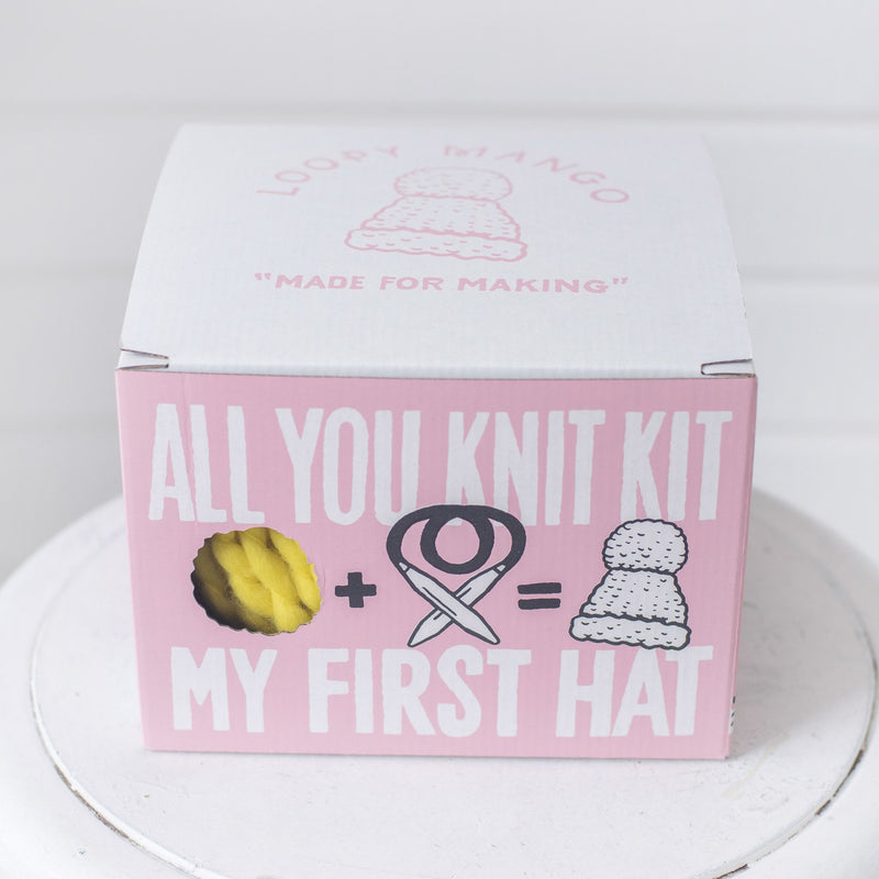 Loopy Mango All You Knit Kit Hat