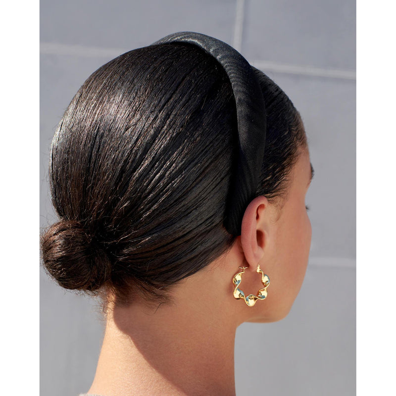 Loeffler Randall Marina Puffy Headband Black