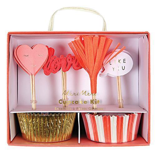 Meri Meri Valentine 18 Cupcake Kit