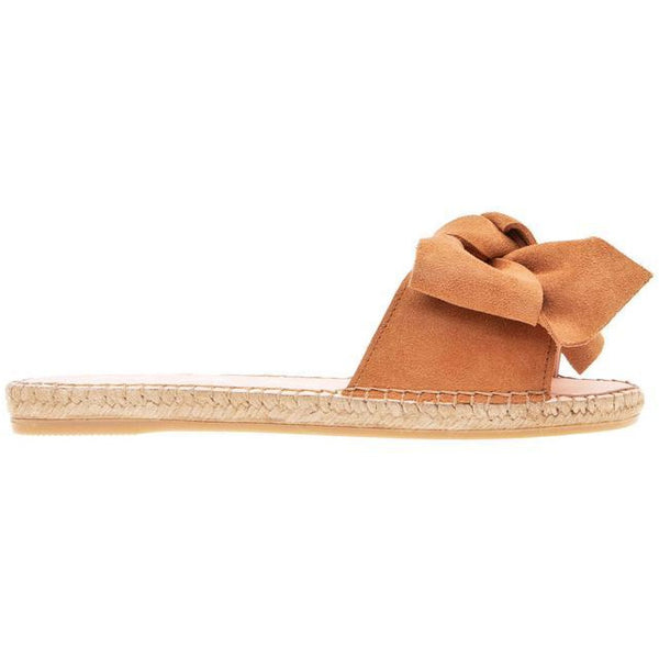 Manebi sandals with bow cuero suede, hamptons
