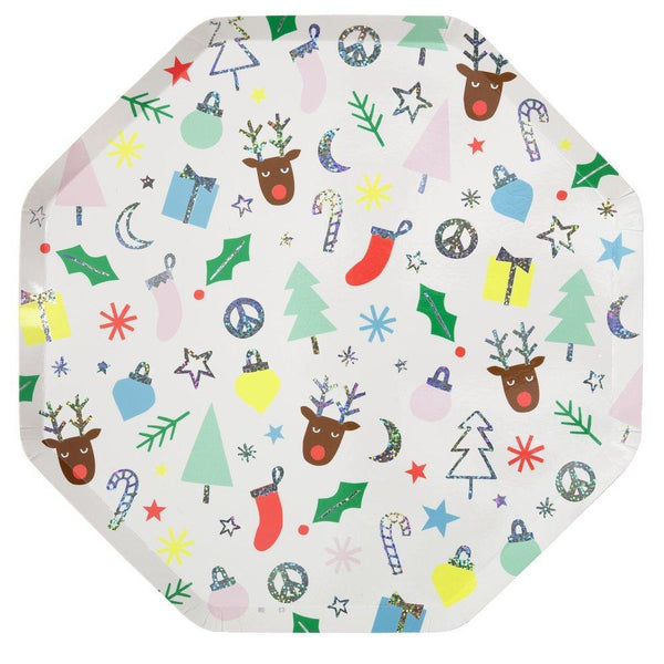 Meri Meri Festive Fun Dinner Plate
