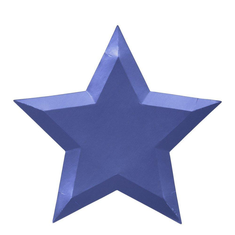 Meri Meri Metallic Foil Star Plates