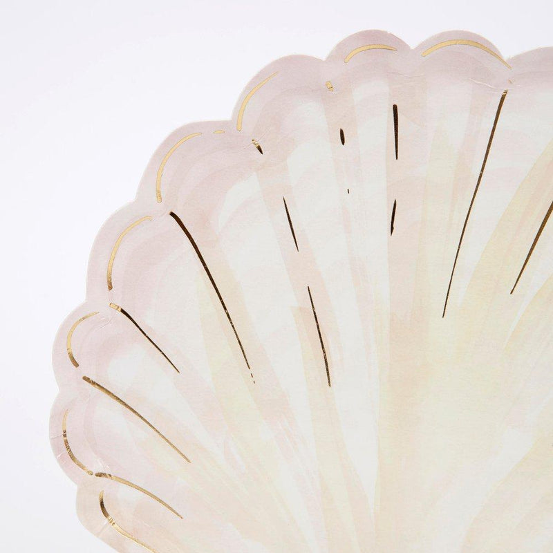Meri Meri Watercolour Clam Shell Plates