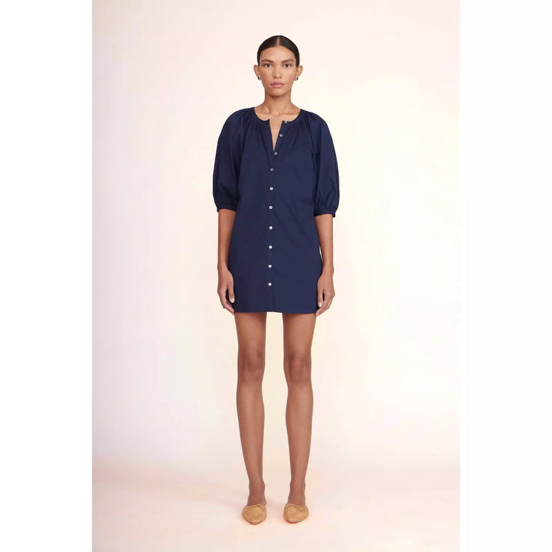 Staud Mini Vincent Dress Navy