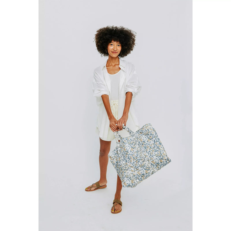Mirth canvas beach tote in big sky