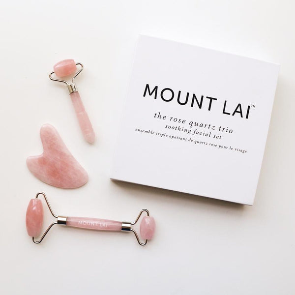 Mount Lai The Rose Quartz Trio Soothing Facial Set