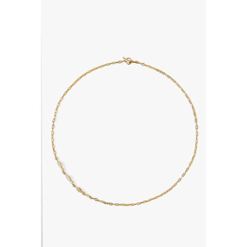 Chan Luu Yellow Gold Minnow Chain Necklace
