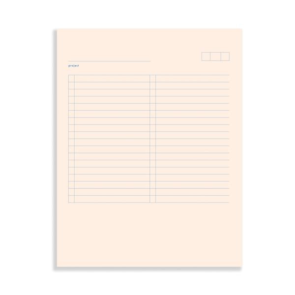 Moglea Notepads - Project Pad 01
