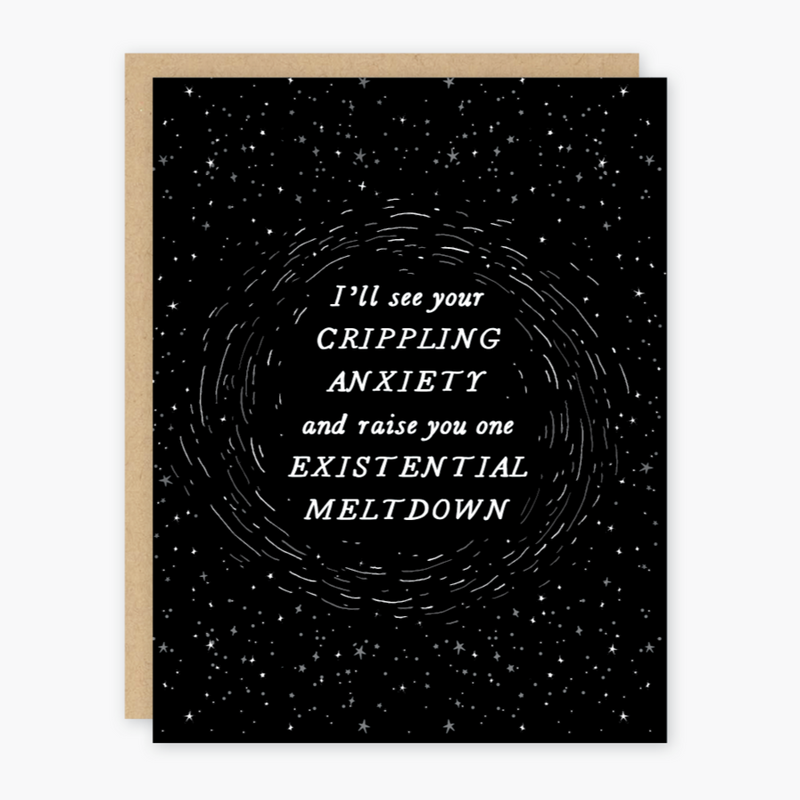Party of One Existential Meltdown Card