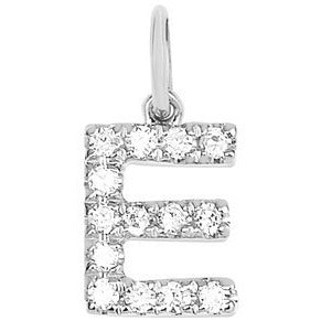 Personalize It EF Collection Diamond Initial Necklace Charm