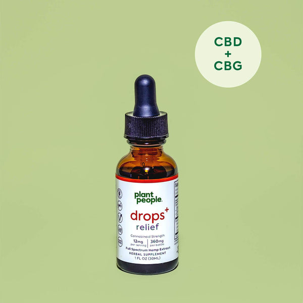 Plant People Drops+ Relief 360mg