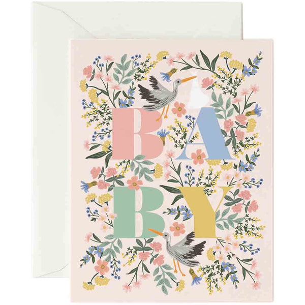 Rifle Paper Co. Mayfair Baby Card
