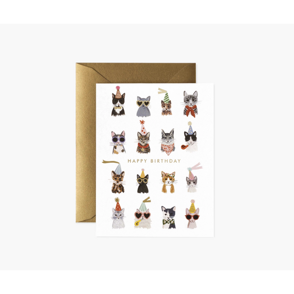 Rifle Paper Co. Cool Cats Birthday Card