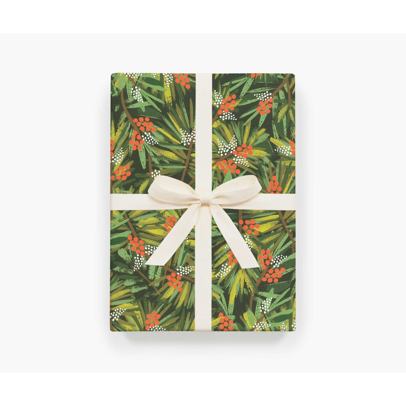 Rifle Paper Co. Roll of 3 Wrapping Sheets Pine