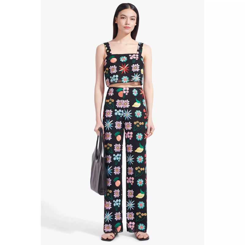 Staud Rigina Top Black Multi
