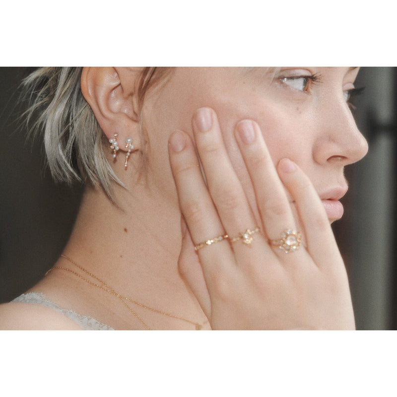 Sofia Zakia Shimmer Earrings (pair)