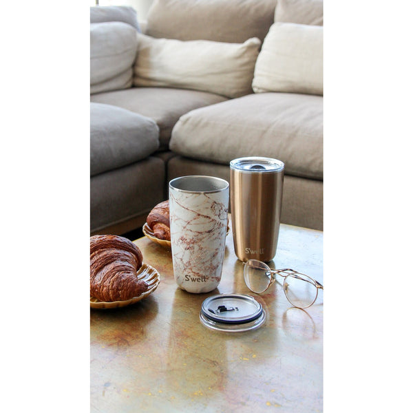 S'well Calacatta Gold Tumbler with Lid