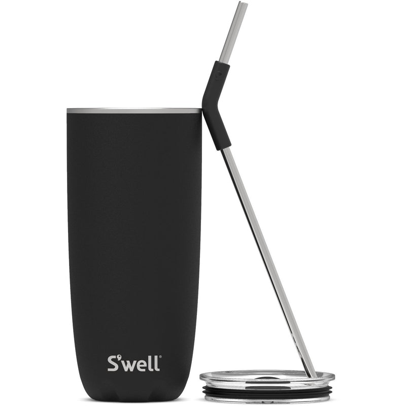 S'well Onyx Tumbler with Straw