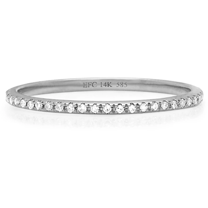 EF Collection Diamond Eternity Stack Ring