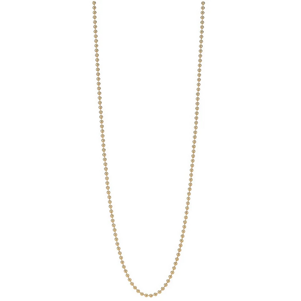 Beaded Chain Solid Gold