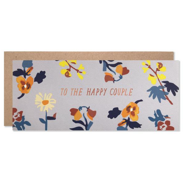 Hartland Brooklyn To the Happy Couple Laura Print with Copper Foil